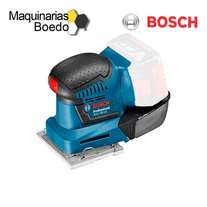 Lijadora Orbital Inalambrica V Bare Tool Gss V Bosch