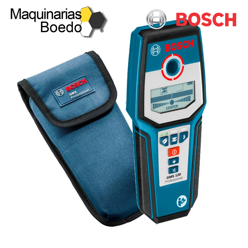 Detector de metales y cables de corriente, 0601081000, GMS 120, Bosch