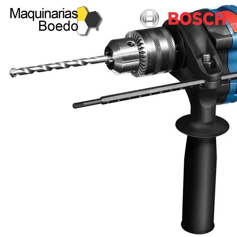 Taladro Percutor Bosch Gsb 16 Re 13 Mm 750w Color Azul Frecuencia 50