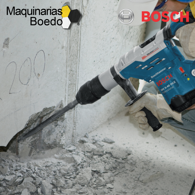 Martillo Demoledor Percutor Bosch GBH 5-40 DCE 1150w 8.8 Joules SDS Max -  Martillos Demoledores - Rotomartillos y Demoledores
