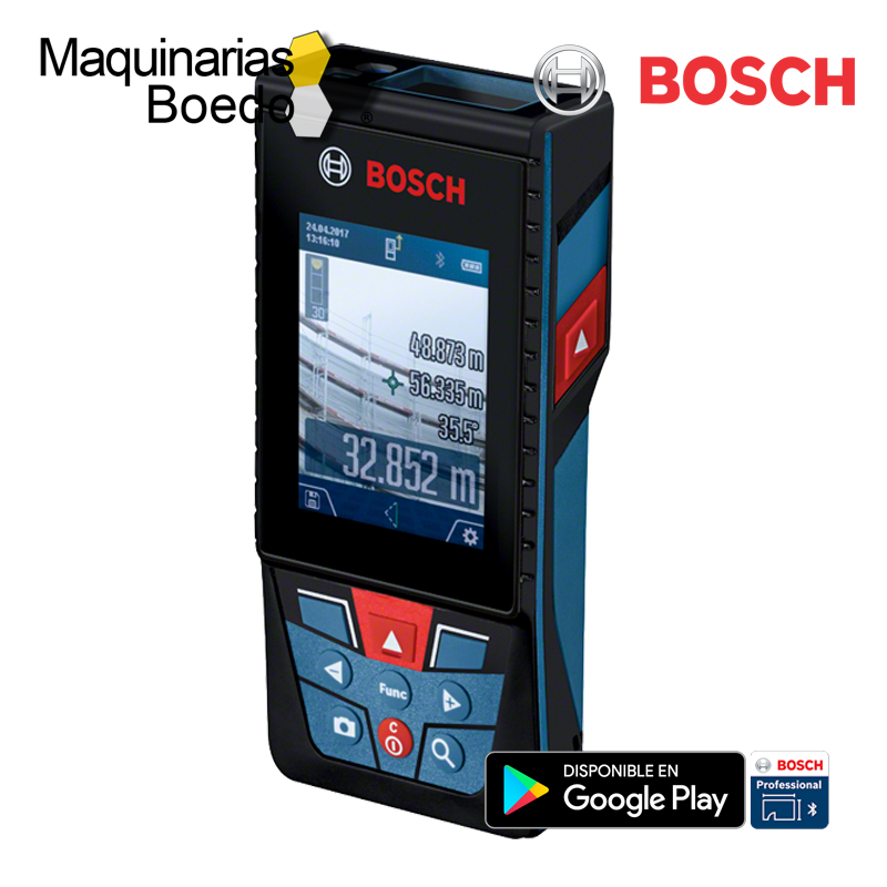 Medidor Laser Distancia 120m Bluetooth Glm120c Bosch – Maquinarias Boedo
