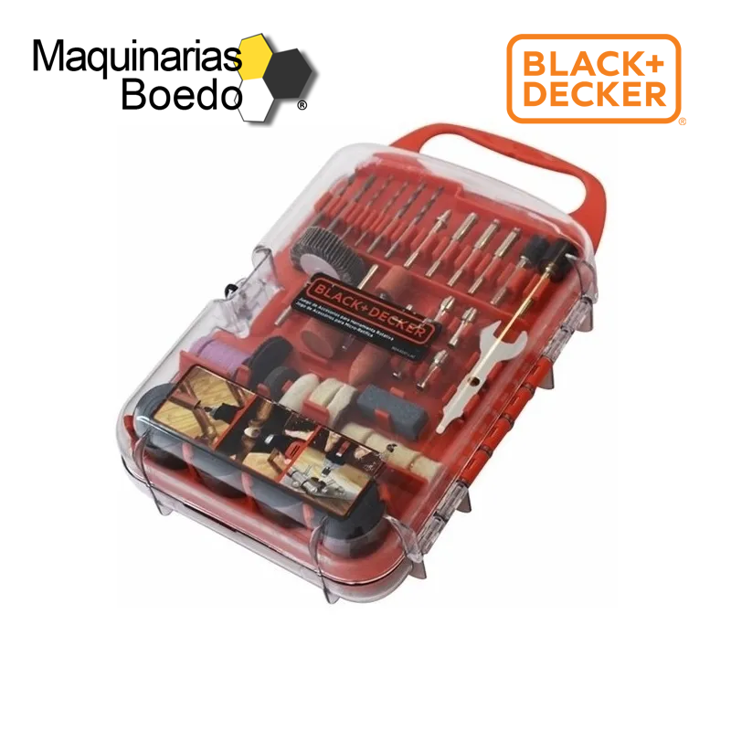 Set Kit 175acc Mini Torno T/dremel Bda3037-lac Black+decker – Maquinarias  Boedo