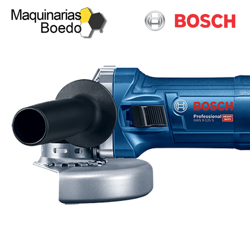 Amoladora con Velocidad Variable 900w 4-1/2″ y 5″ Gws9-125s Bosch –  Maquinarias Boedo
