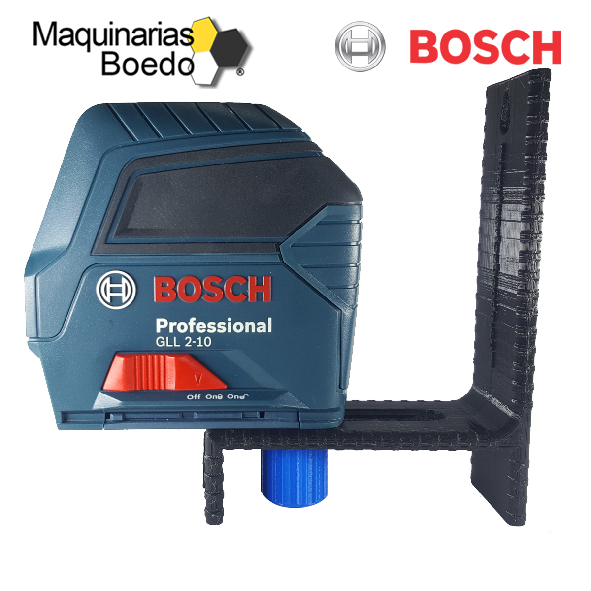 Soporte Magnético Nivel Laser 1/4 Dewalt Bosch Skil Black+Decker